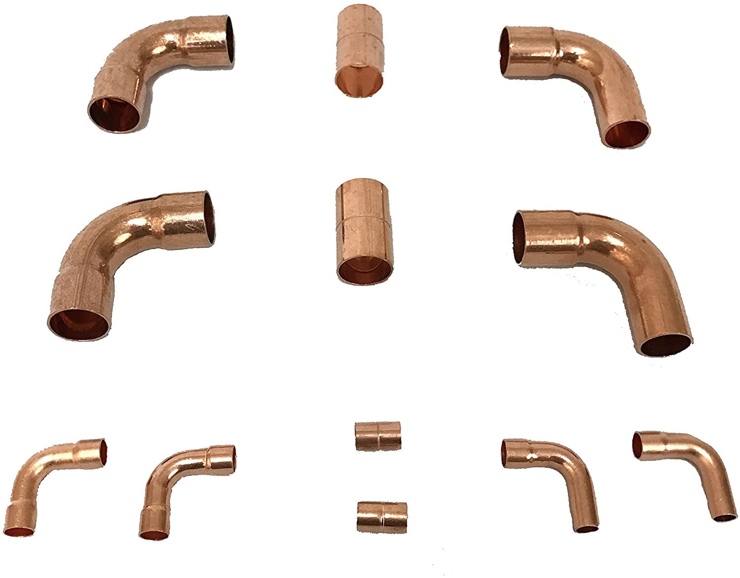 3/4" & 3/8" HVAC Copper Fittings Kit