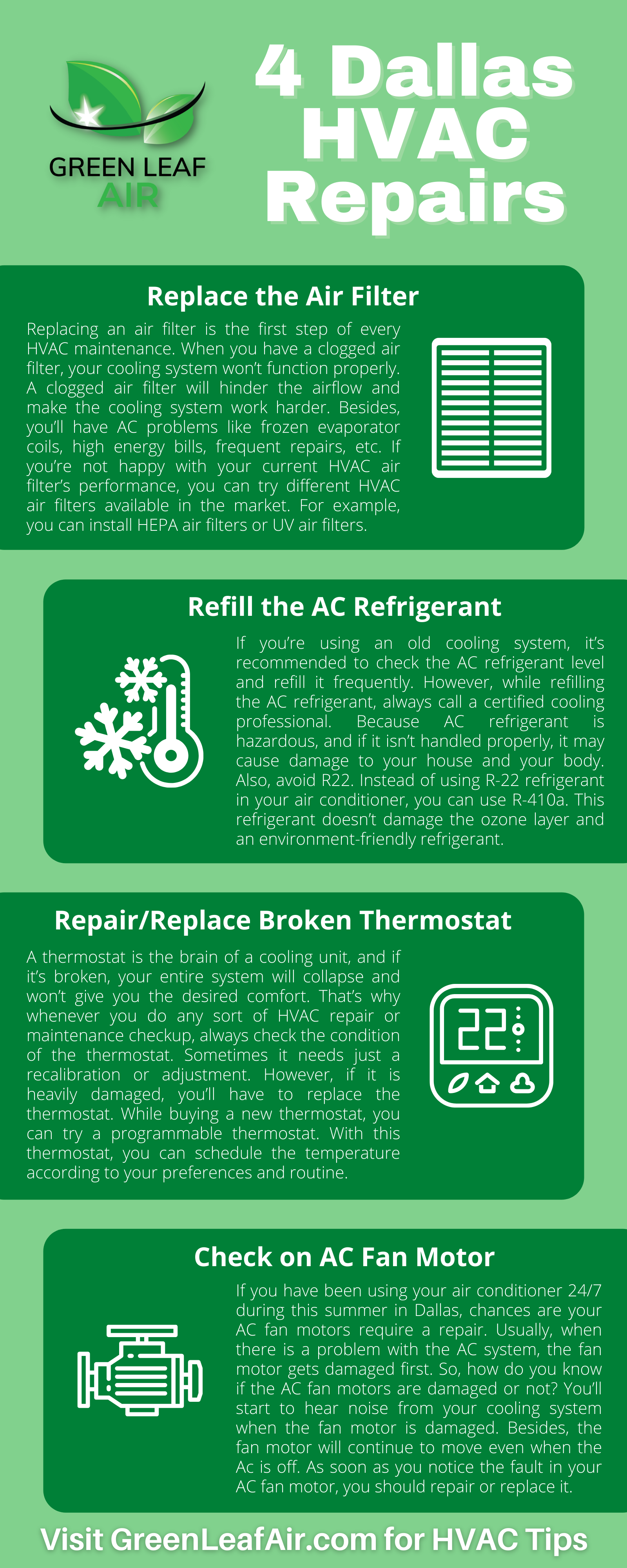 4 Dallas HVAC Repairs