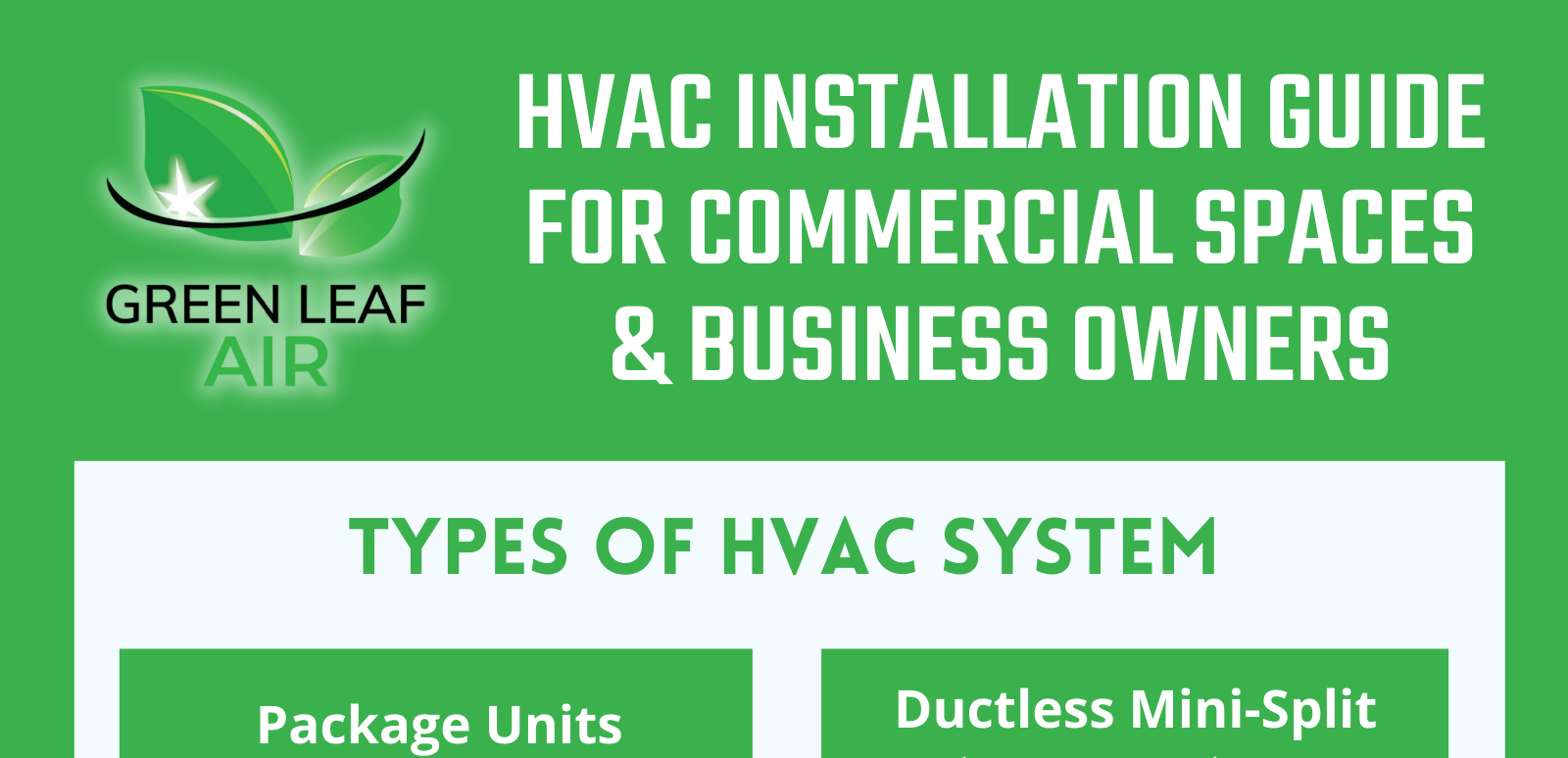 HVAC Installation Guide for Commercial Spaces & Business Owners