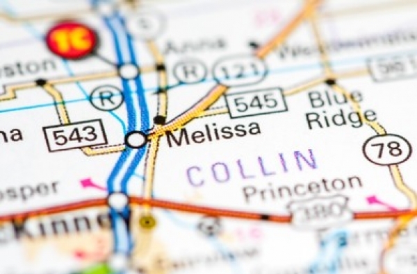 Melissa, Texas Map