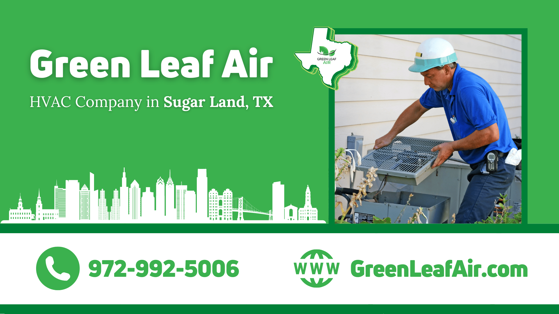 Green Leaf Air — HVAC Install in Sugar Land, Texas