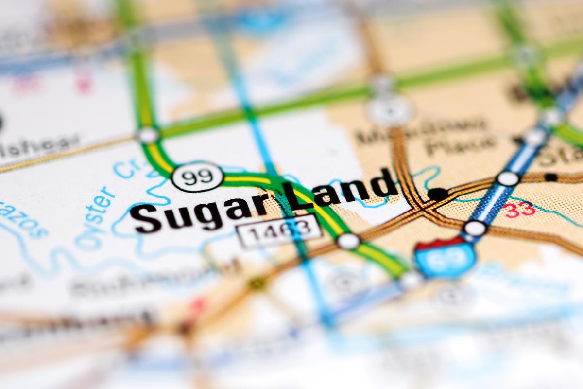 Sugar Land, TX map