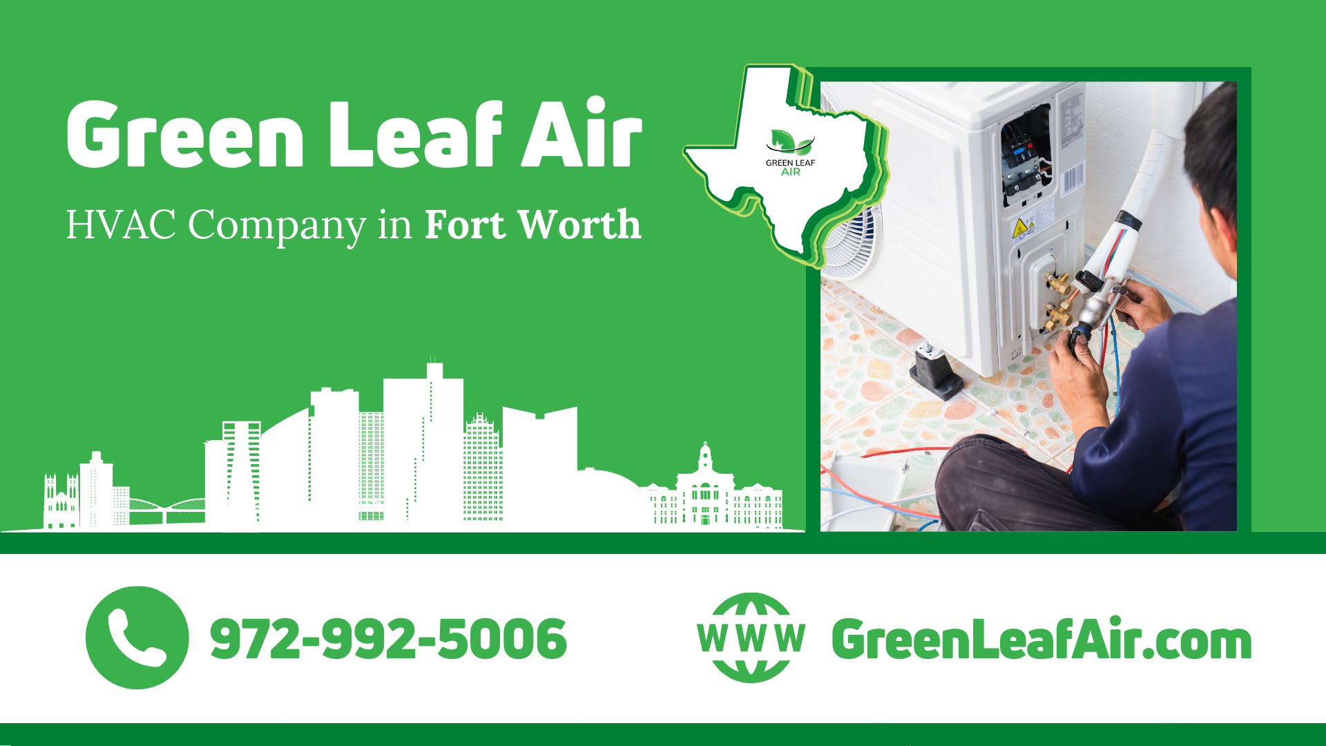 AC Repair Fort Worth, TX | Same-Day Service | Green Leaf Air