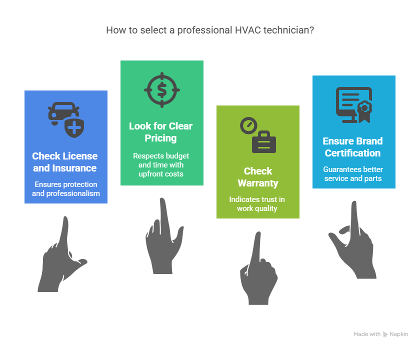 How to select a professional HVAC technician?