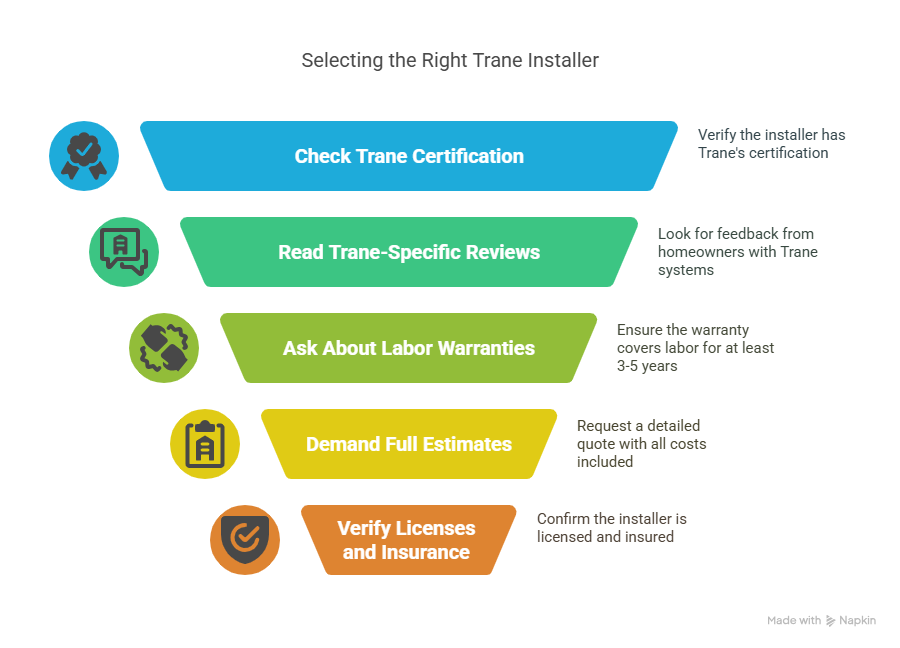 Selecting the Right Trane Installer
